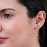 Pendientes de diamantes