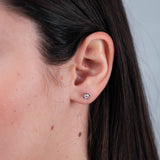 Pendientes de diamantes