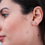 Pendientes de diamantes