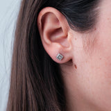 Pendientes de diamantes